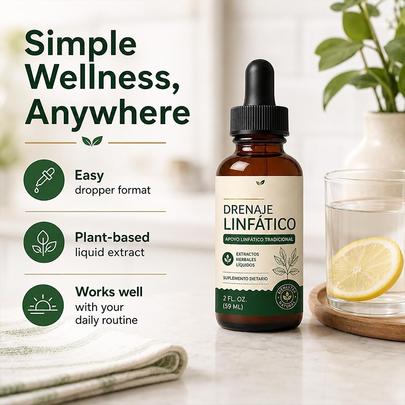Herbal Wellness Drops - 59 มล. หยดสมุนไพรธรรมชาติสำหรับการระบายน้ำเหลือง ผลิตภัณฑ์บำรุงสุขภาพ ช่วยส่งเสริมการระบายน้ำเหลือง บำรุงร่างกายทุกวัน