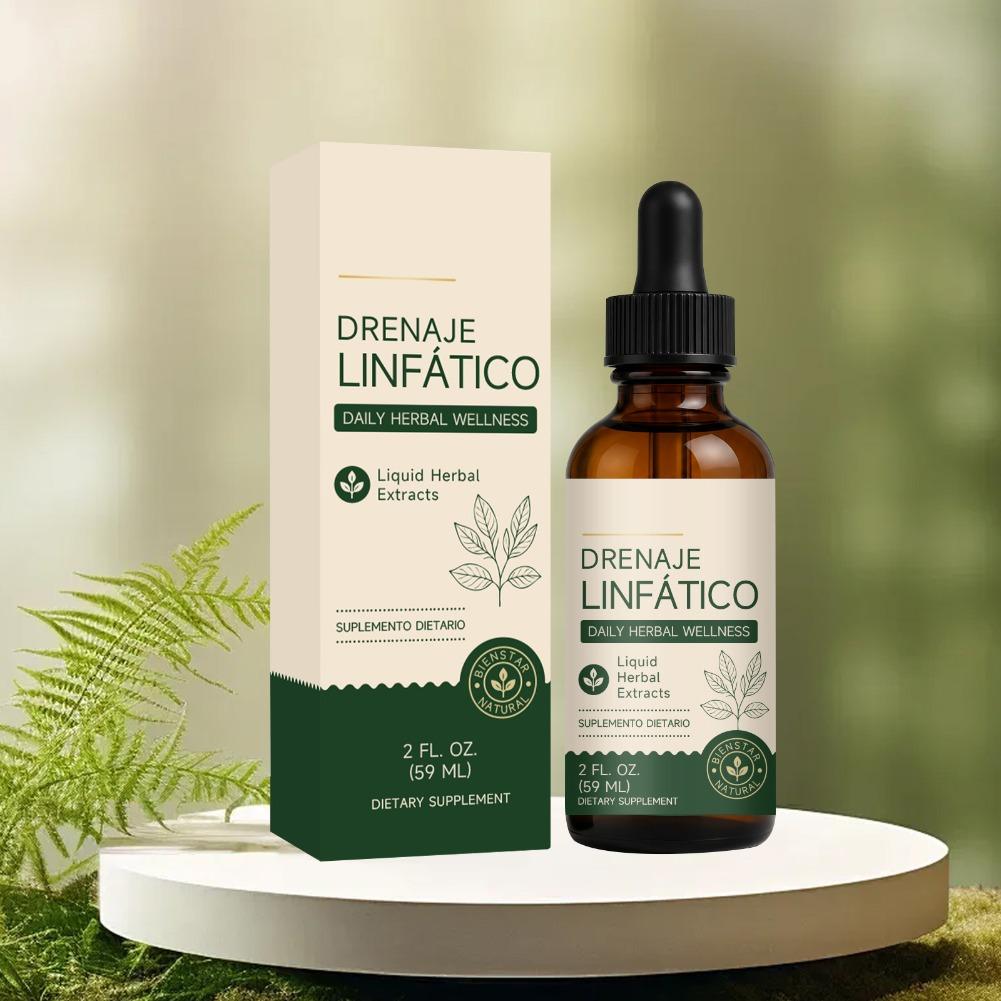 Herbal Wellness Drops - หยดสารสกัดสมุนไพรเพื่อการระบายน้ำเหลือง 59 มล. สำหรับการดูแลสุขภาพประจำวัน อาหารเสริมเพื่อเสริมสร้างพลังชีวิตและสุขภาพร่างกาย
