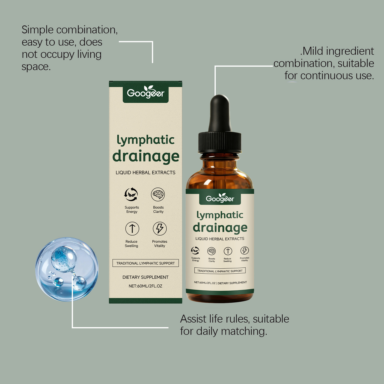 น้ำยาบำรุงระบบน้ำเหลือง 11-in- - Herbal Wellness Drops บทวิจารณ์และราคา